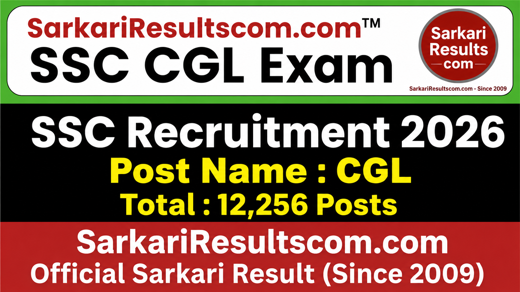 SSC CGL Recruitment 2026