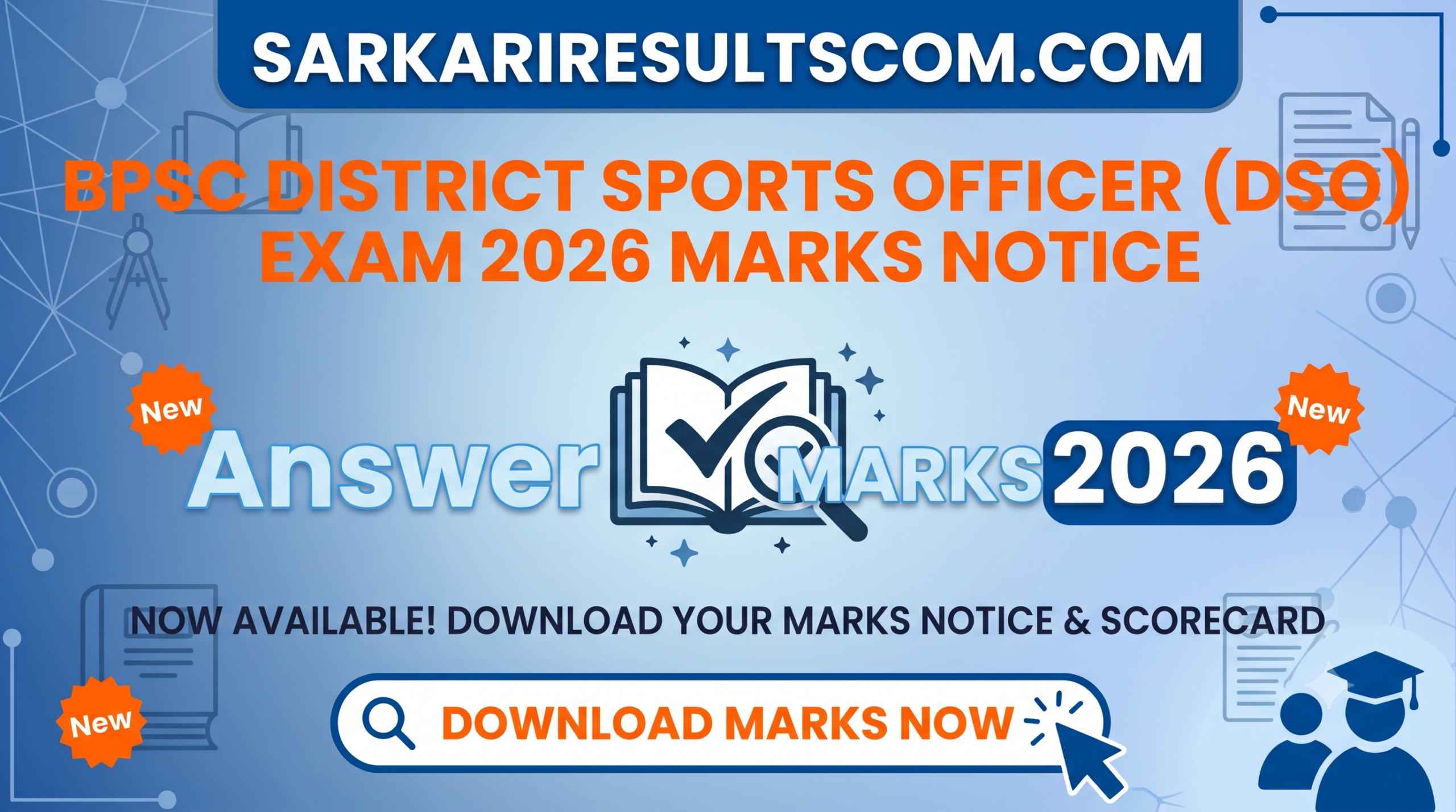 BPSC District Sports Officer DSO Marks 2026