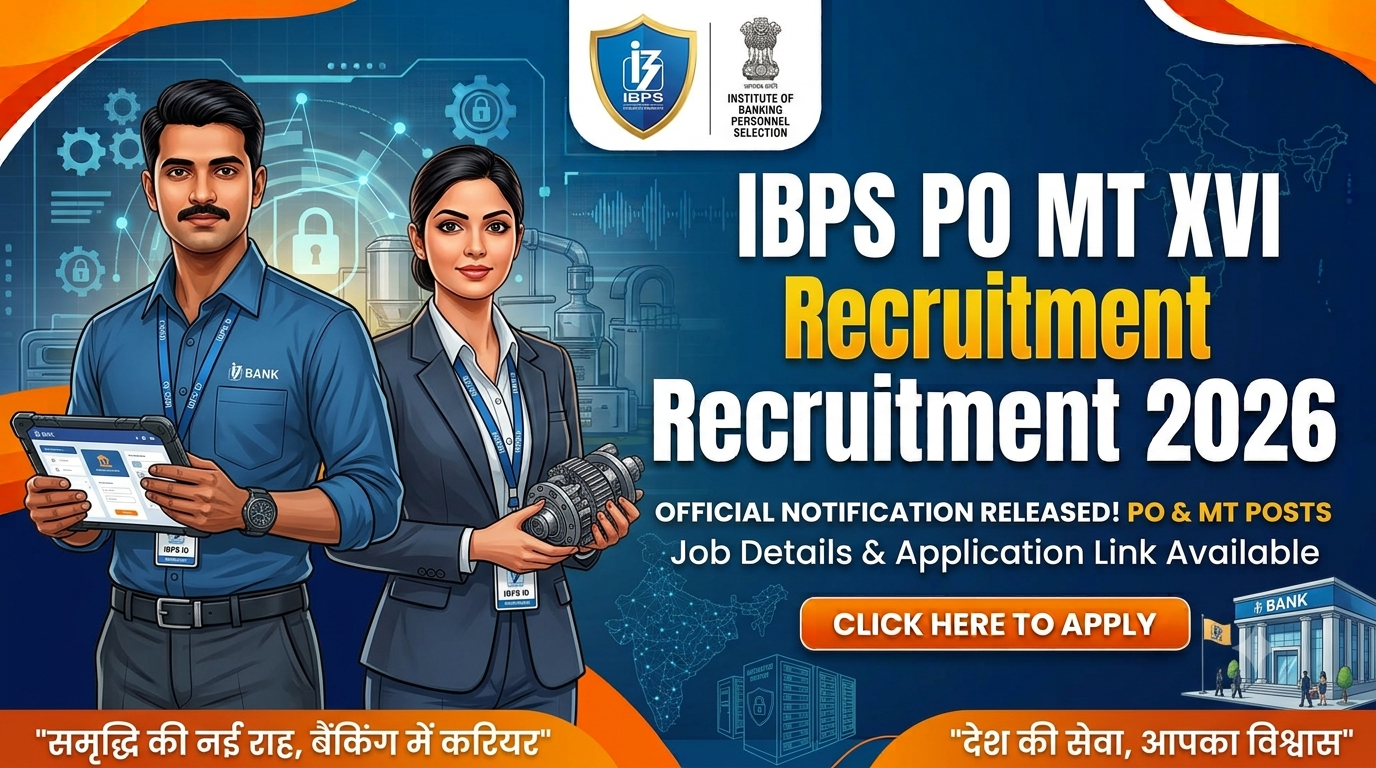 IBPS PO MT XVI Recruitment 2026