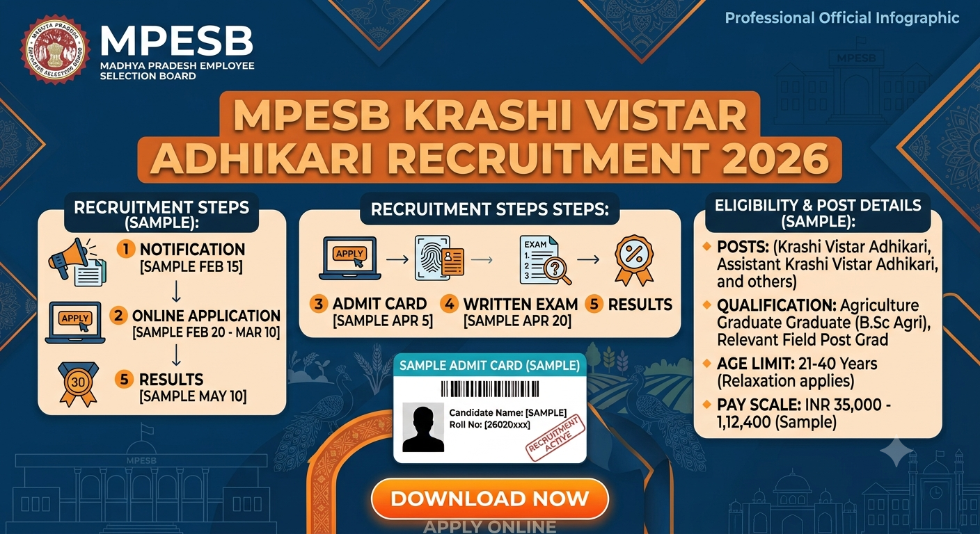MPESB Krashi Vistar Adhikari Recruitment 2026
