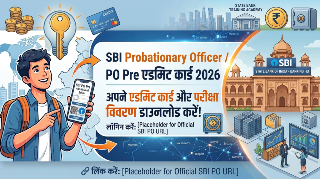 SBI PO Pre Admit Card 2026