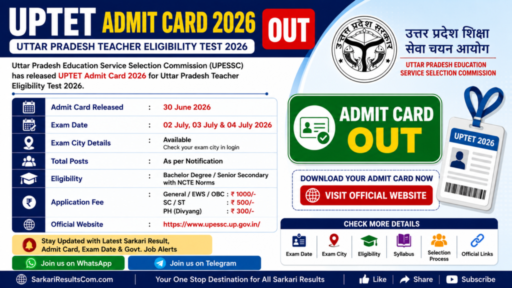 uptet syllabus 2026