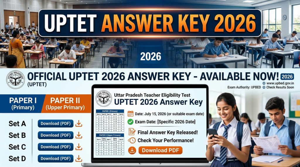 UPTET Answer Key 2026