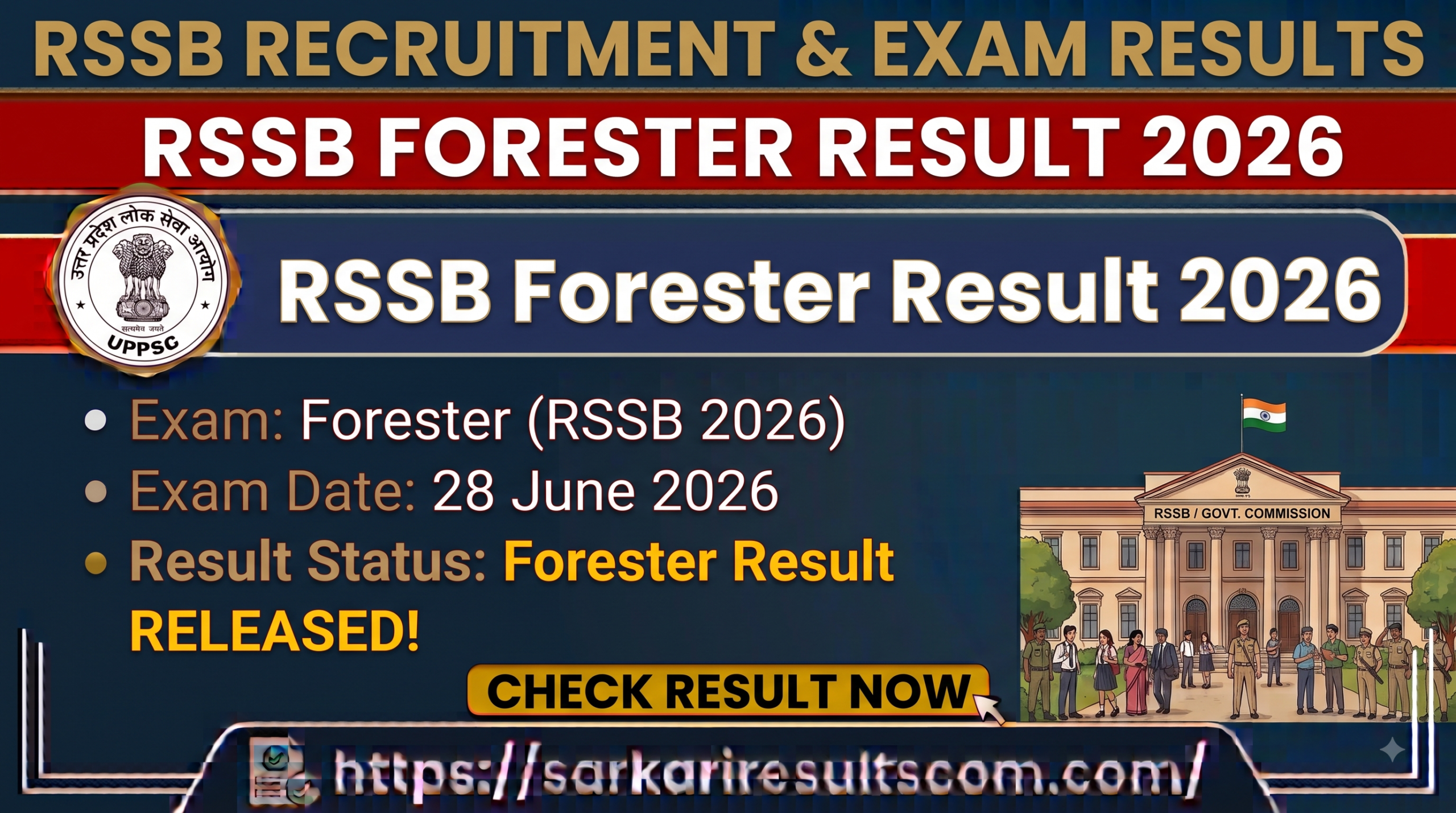 RSSB Forester Result 2026