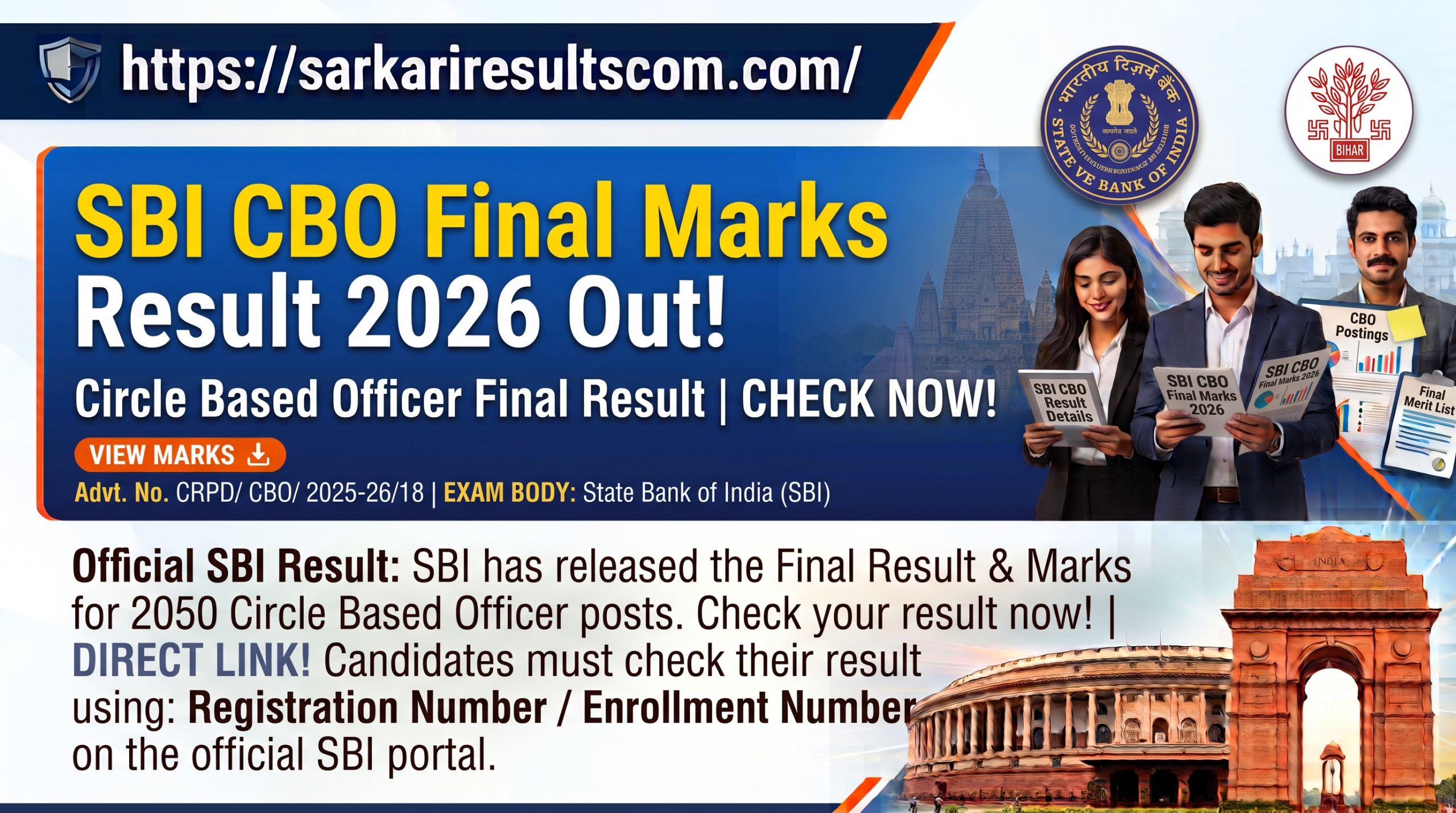 SBI Circle Based Officer CBO Final Marks 2026