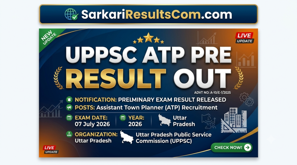 UPPSC ATP Pre Result 2026
